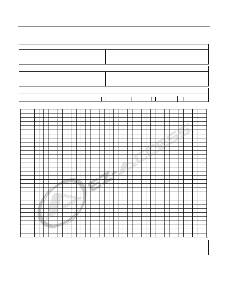 Site evaluation worksheet | EZ-ACCESS PATHWA MODULAR ACCESS SYSTEM User Manual | Page 8 / 15