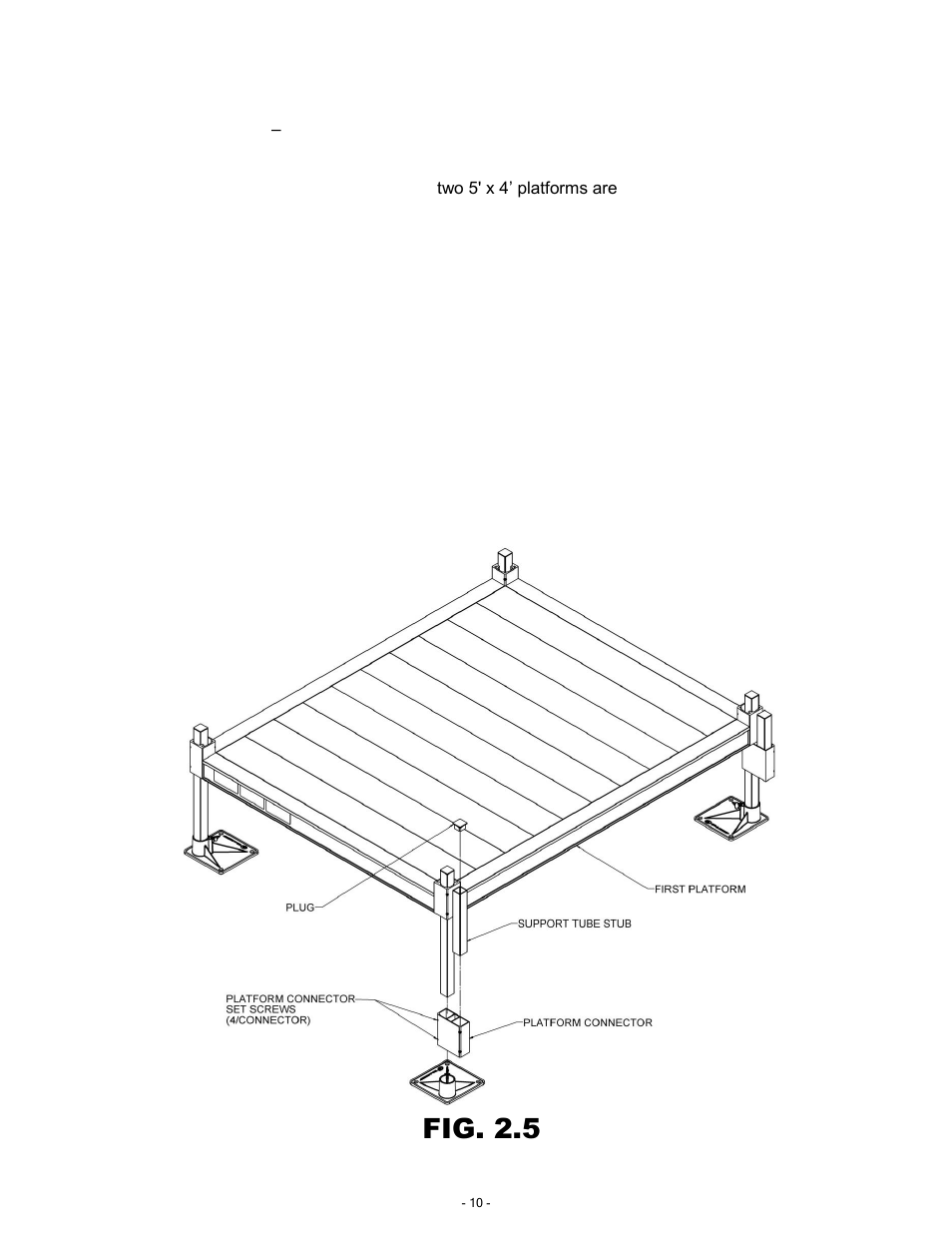 Fig. 2.5 | EZ-ACCESS PATHWA MODULAR ACCESS SYSTEM User Manual | Page 10 / 49