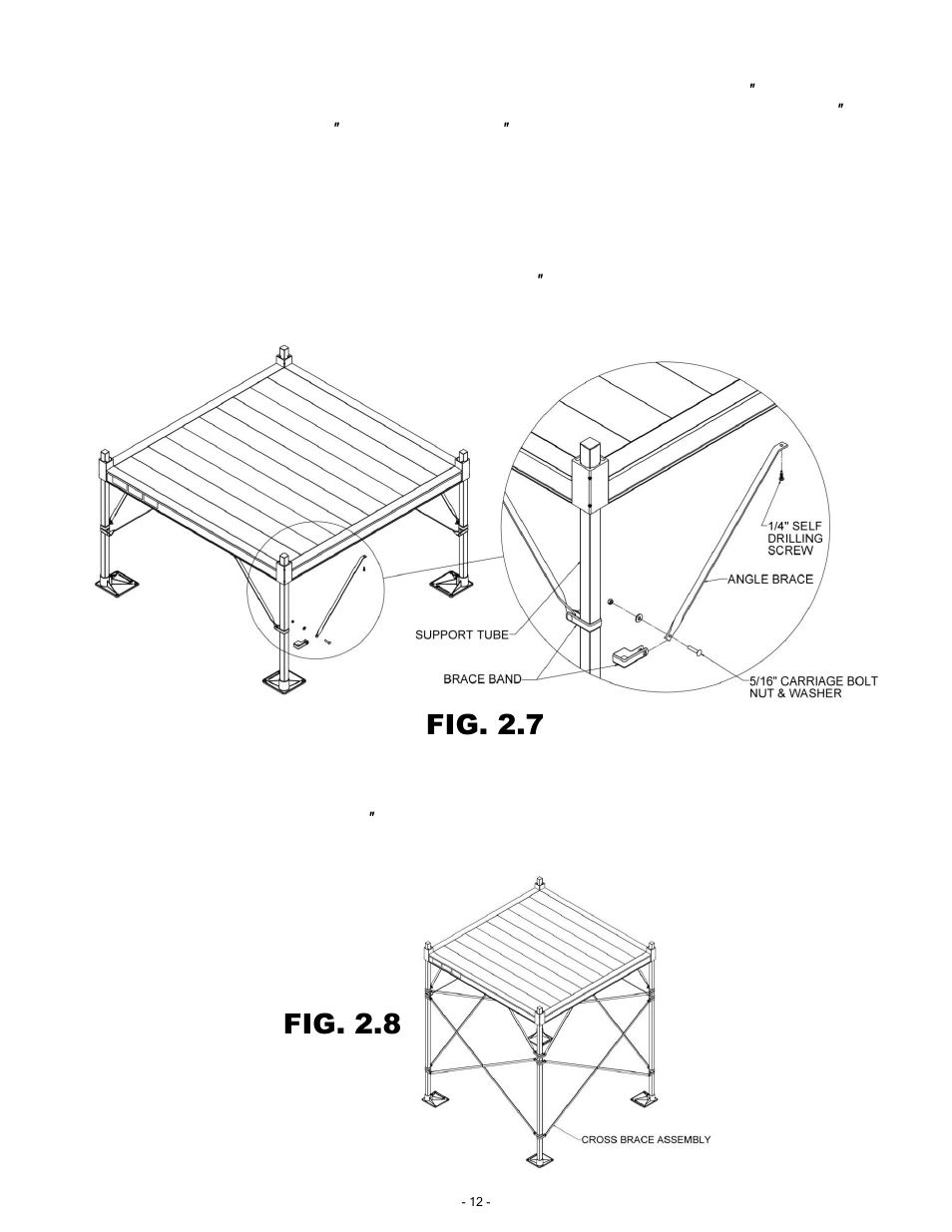 Fig. 2.7, Fig. 2.8 | EZ-ACCESS PATHWA MODULAR ACCESS SYSTEM User Manual | Page 12 / 49