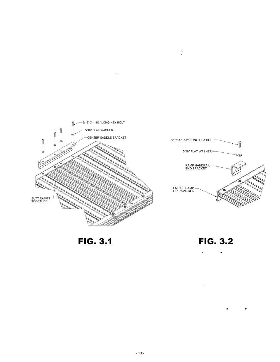 Fig. 3.1, Fig. 3.2 | EZ-ACCESS PATHWA MODULAR ACCESS SYSTEM User Manual | Page 13 / 49