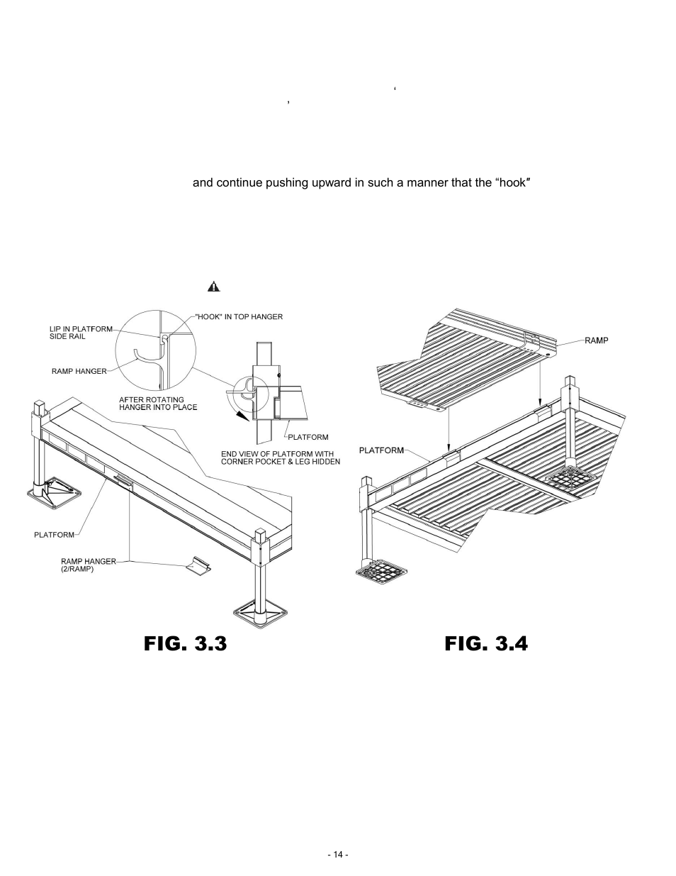 Fig. 3.3, Fig. 3.4 | EZ-ACCESS PATHWA MODULAR ACCESS SYSTEM User Manual | Page 14 / 49