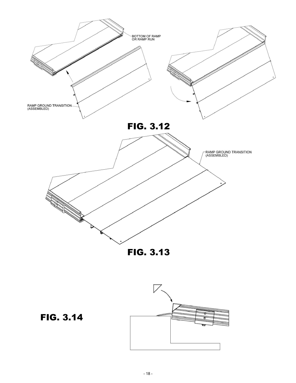 Fig. 3.12, Fig. 3.13, Fig. 3.14 | EZ-ACCESS PATHWA MODULAR ACCESS SYSTEM User Manual | Page 18 / 49