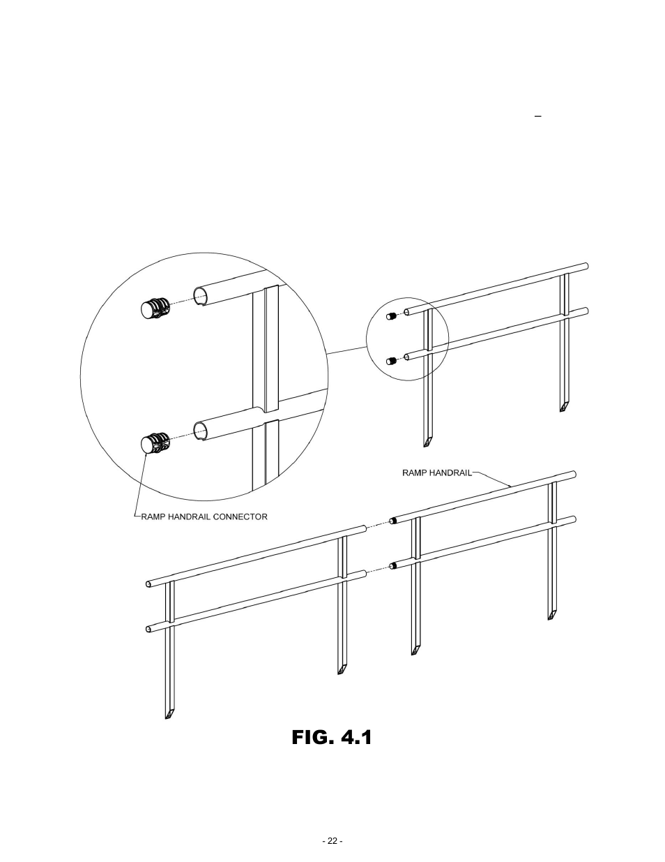 Fig. 4.1 | EZ-ACCESS PATHWA MODULAR ACCESS SYSTEM User Manual | Page 22 / 49