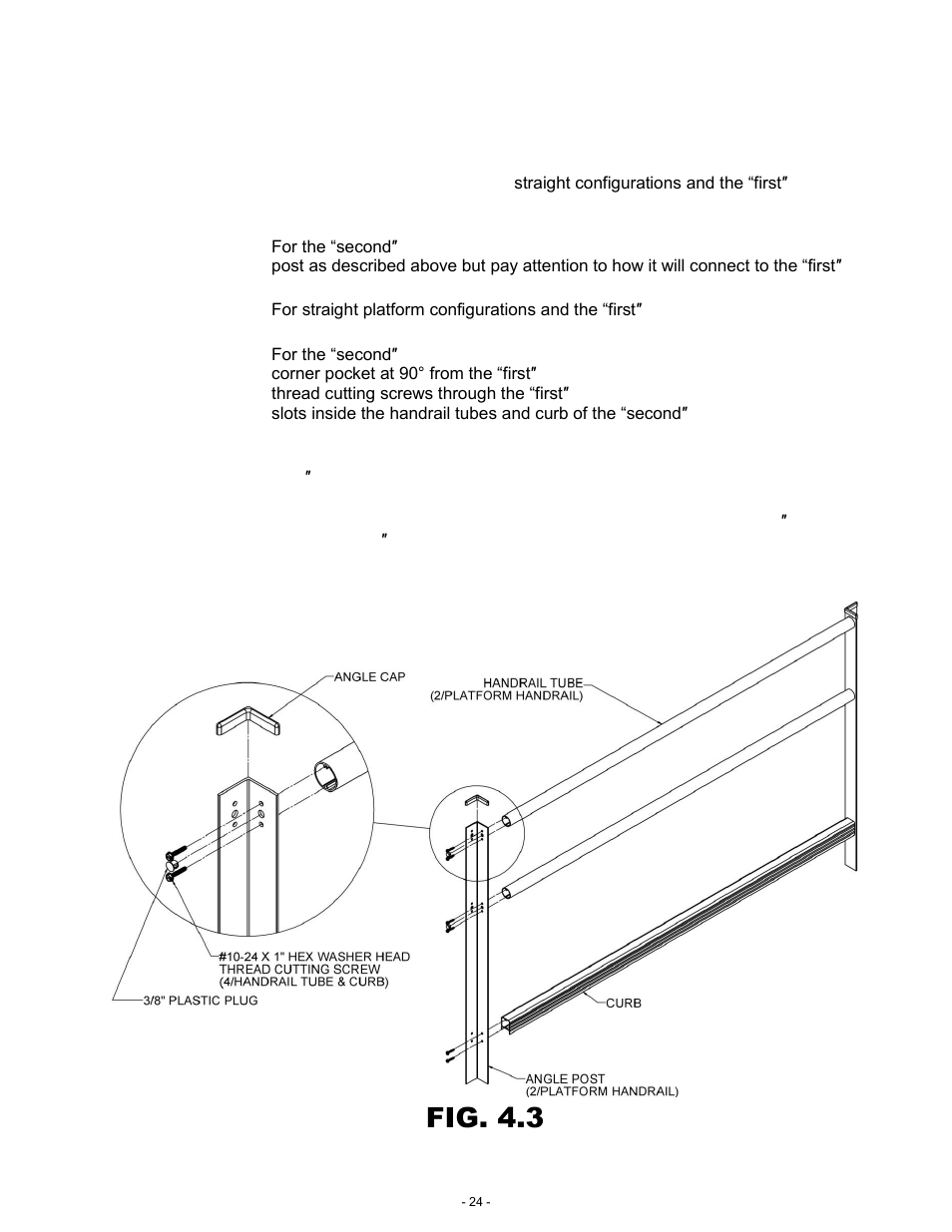 Fig. 4.3 | EZ-ACCESS PATHWA MODULAR ACCESS SYSTEM User Manual | Page 24 / 49