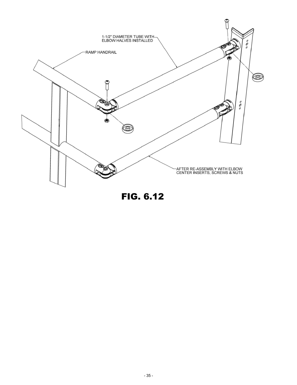 Fig. 6.12 | EZ-ACCESS PATHWA MODULAR ACCESS SYSTEM User Manual | Page 35 / 49