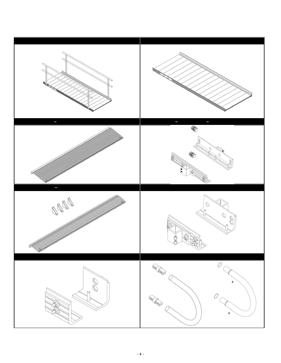 Basic system components | EZ-ACCESS PATHWA MODULAR ACCESS SYSTEM User Manual | Page 4 / 49