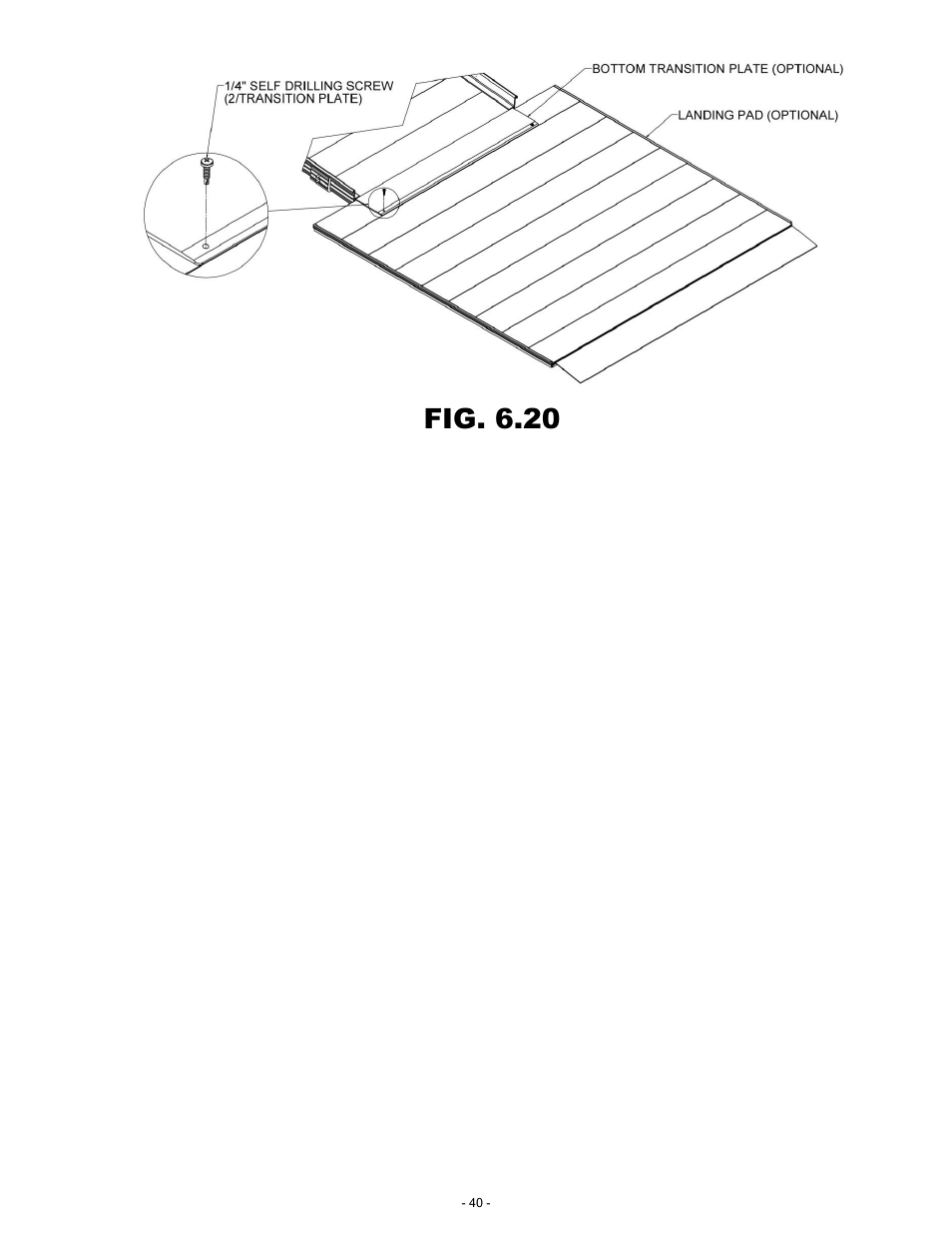 Fig. 6.20 | EZ-ACCESS PATHWA MODULAR ACCESS SYSTEM User Manual | Page 40 / 49