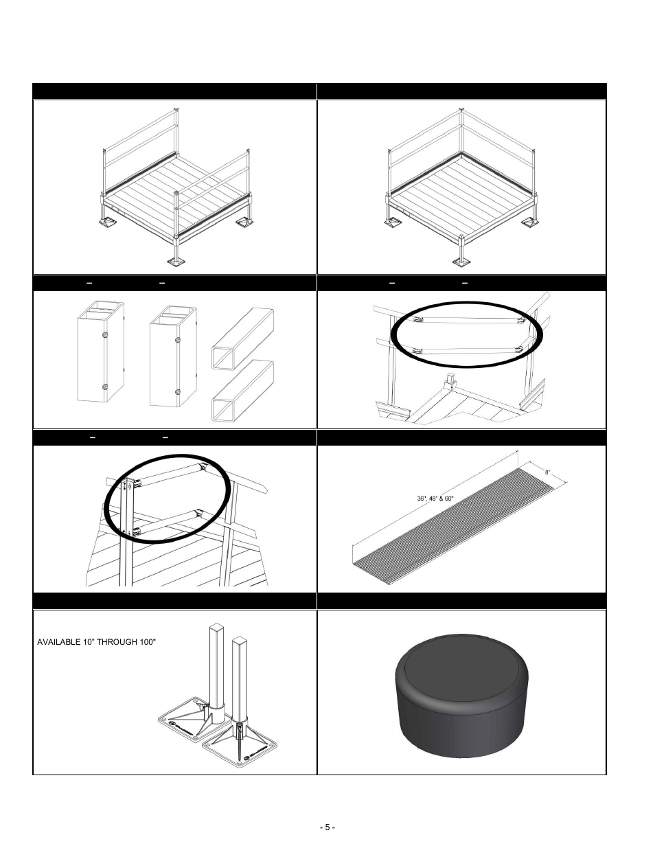 EZ-ACCESS PATHWA MODULAR ACCESS SYSTEM User Manual | Page 5 / 49