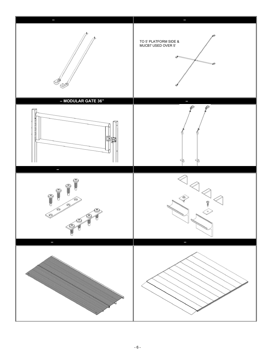 EZ-ACCESS PATHWA MODULAR ACCESS SYSTEM User Manual | Page 6 / 49