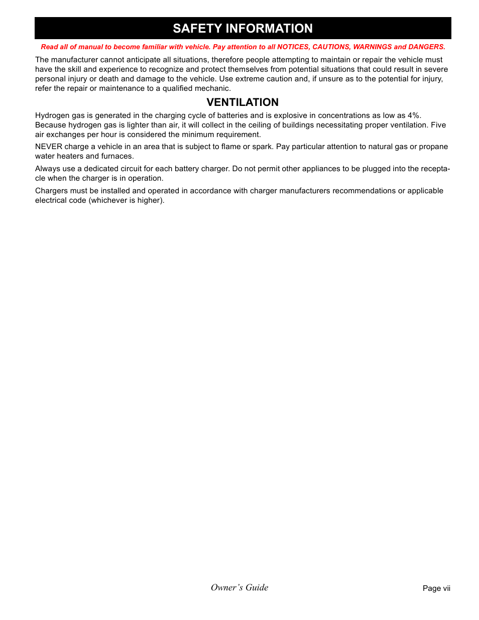 E-Z-GO FREEDOM RXV 2+2 User Manual | Page 9 / 60