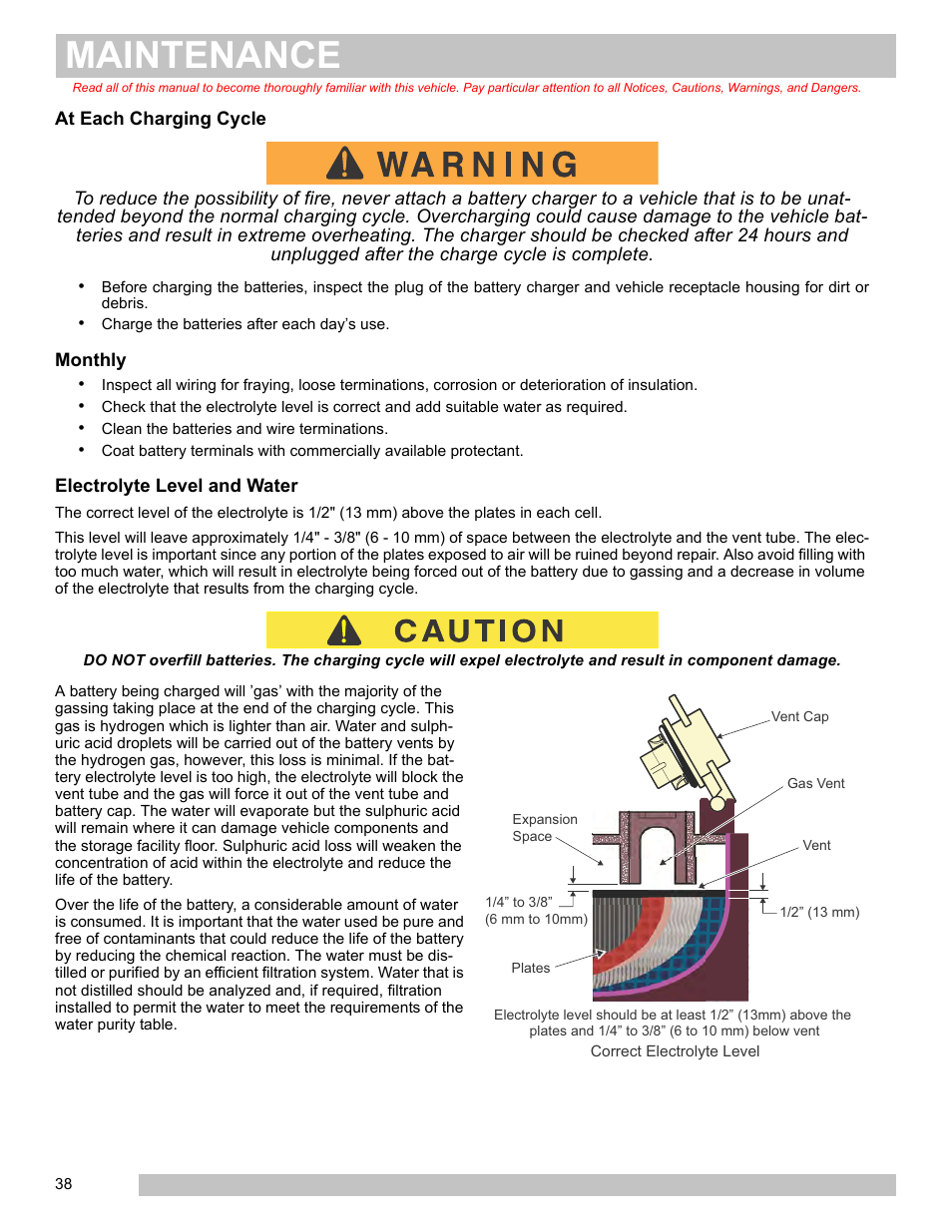 Maintenance | E-Z-GO FREEDOM TXT 2+2 User Manual | Page 46 / 62