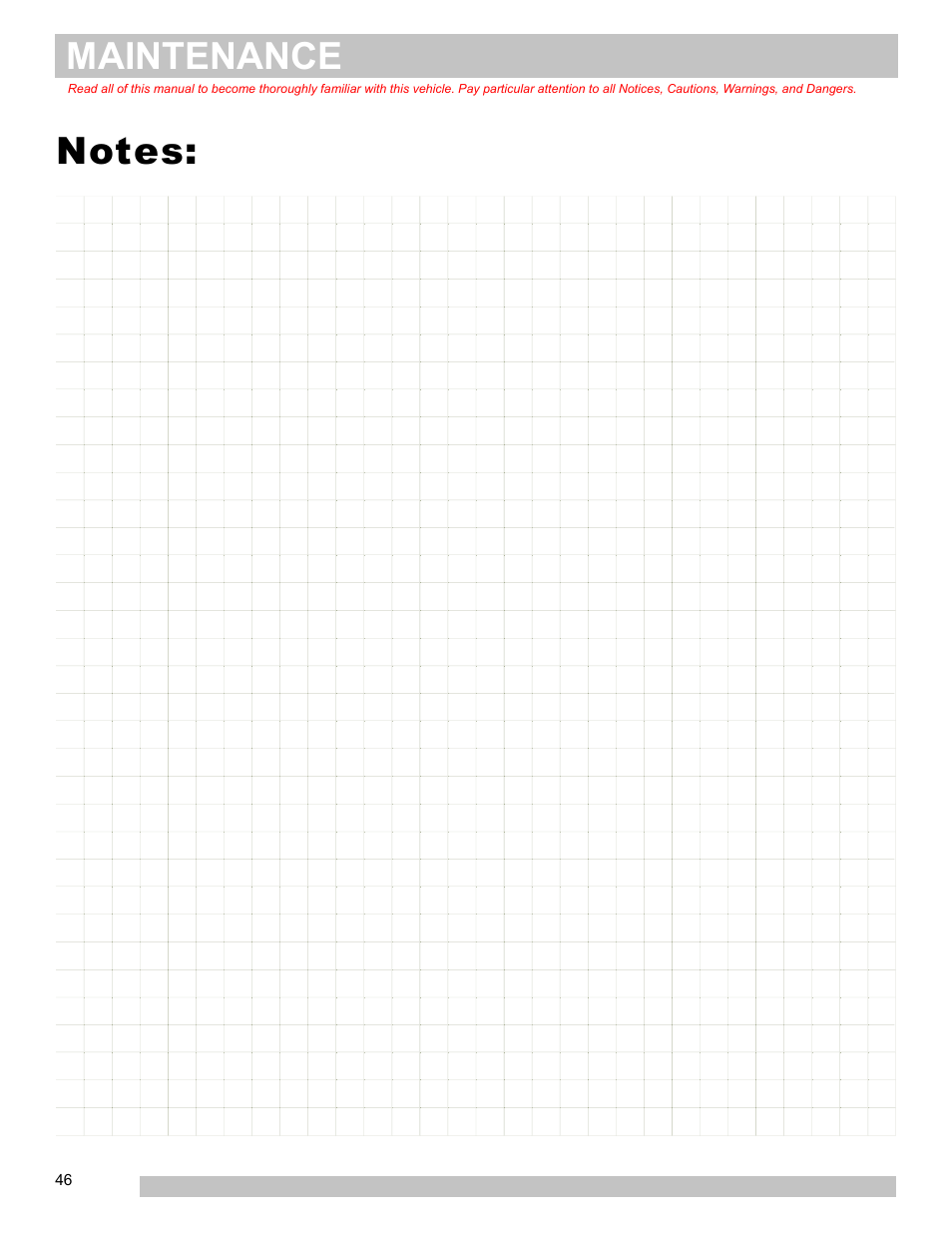 Maintenance | E-Z-GO FREEDOM TXT 2+2 User Manual | Page 54 / 62