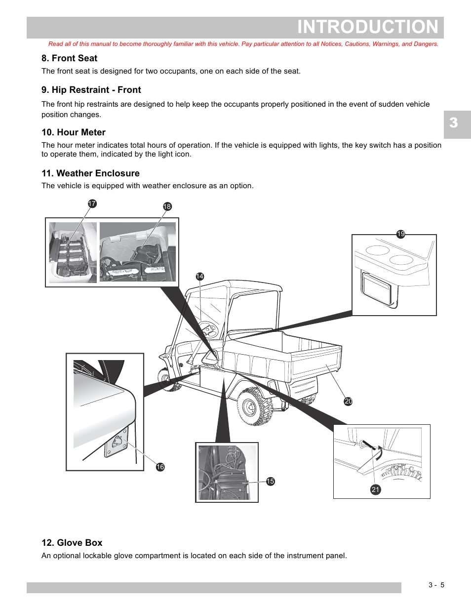 Introduction | E-Z-GO TERRAIN 250 User Manual | Page 29 / 78