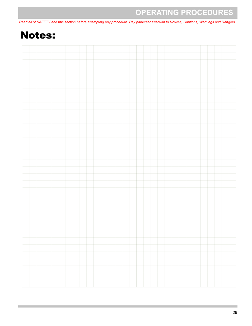 Operating procedures | E-Z-GO TERRAIN 1000 User Manual | Page 38 / 71