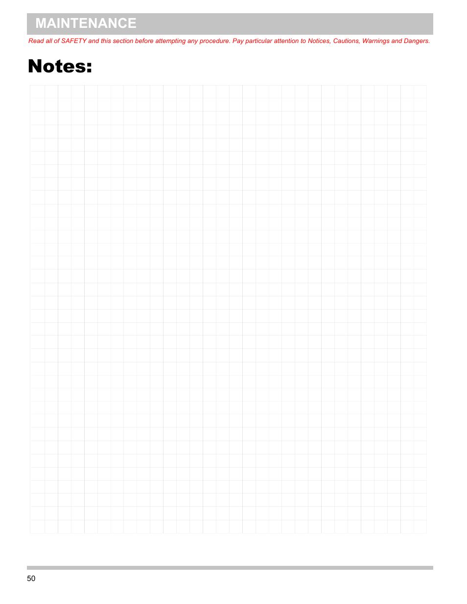 Maintenance | E-Z-GO TERRAIN 1000 User Manual | Page 59 / 71