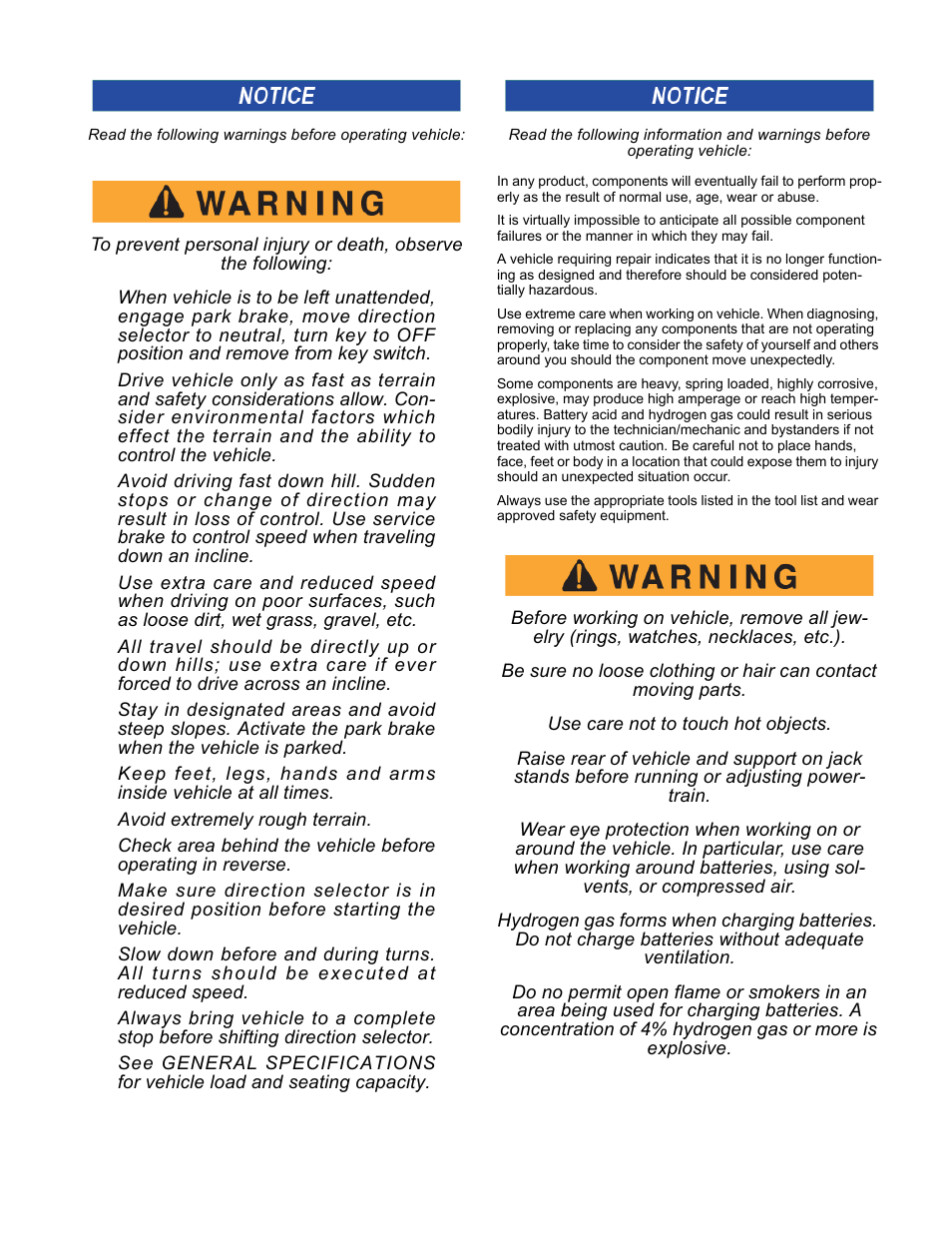 E-Z-GO TERRAIN 1000 User Manual | Page 70 / 71