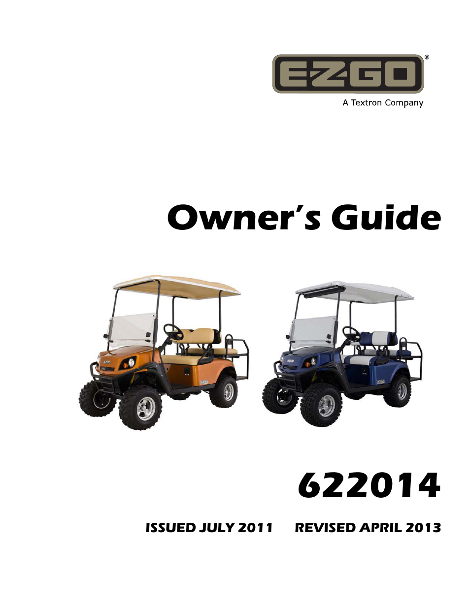 E-Z-GO EXPRESS S4 HIGH OUTPUT User Manual | 82 pages