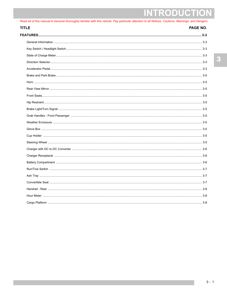 Introduction | E-Z-GO EXPRESS S4 HIGH OUTPUT User Manual | Page 27 / 82