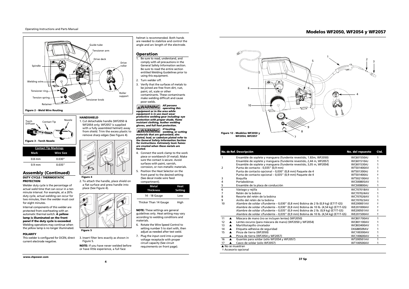 Campbell Hausfeld WF2057 User Manual | Page 4 / 20