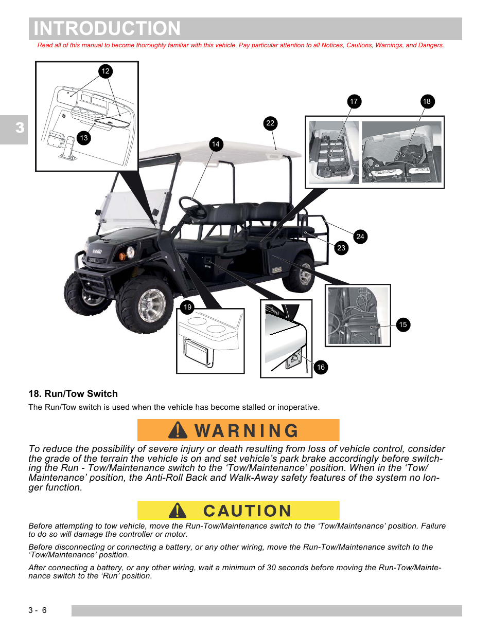 Introduction | E-Z-GO EXPRESS L6 User Manual | Page 38 / 78