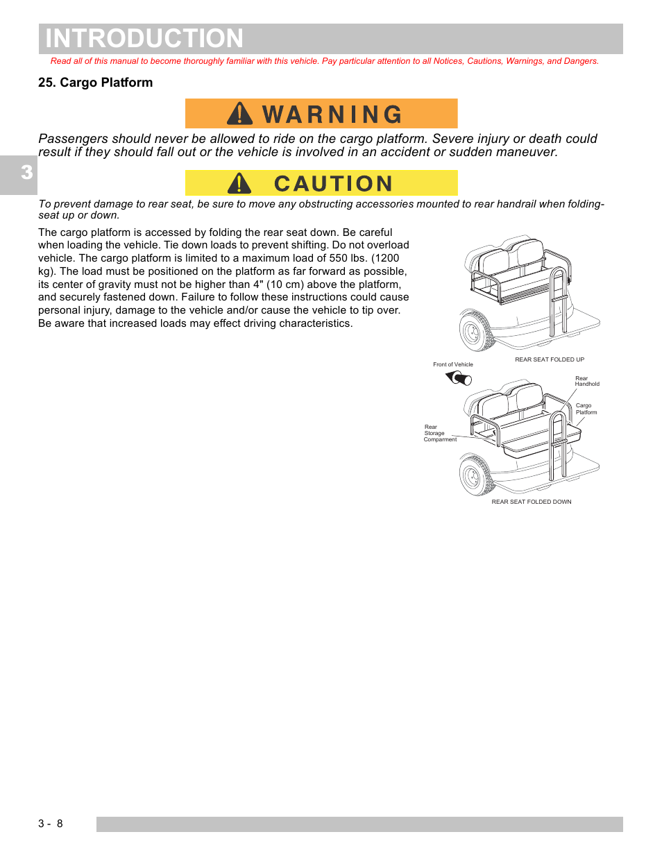 Introduction | E-Z-GO EXPRESS L6 User Manual | Page 40 / 78