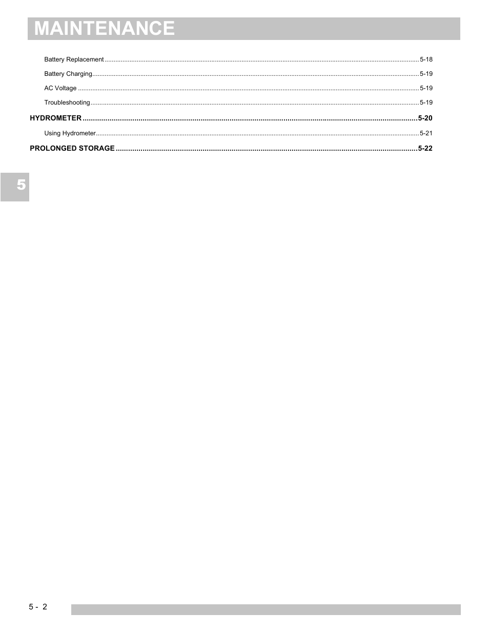 Maintenance | E-Z-GO EXPRESS L6 User Manual | Page 54 / 78