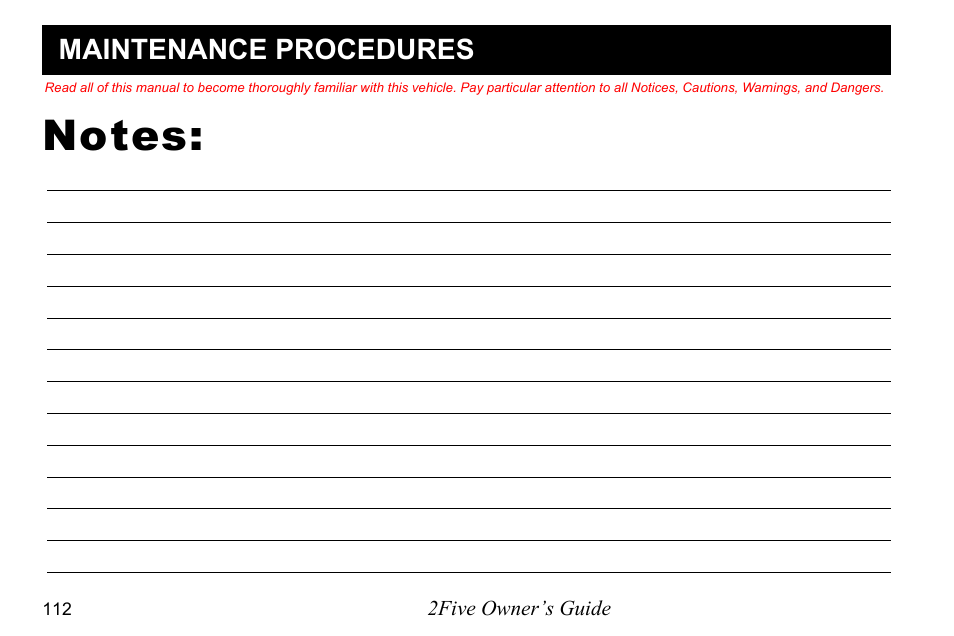 Maintenance procedures | E-Z-GO 2FIVE 4 PASSENGER User Manual | Page 120 / 144