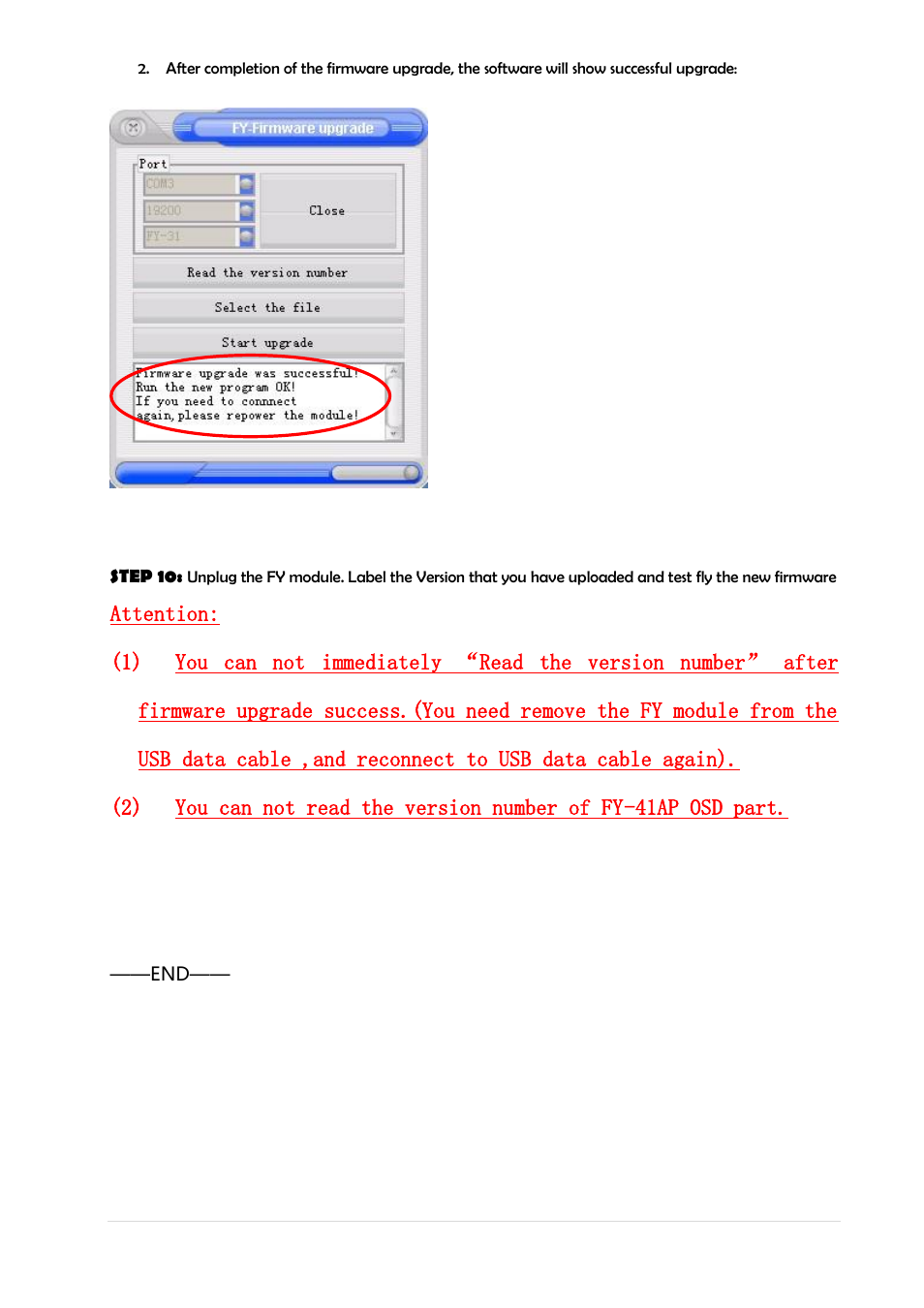 FeiYu Tech FY Autopilot & AFSS User Manual | Page 7 / 7