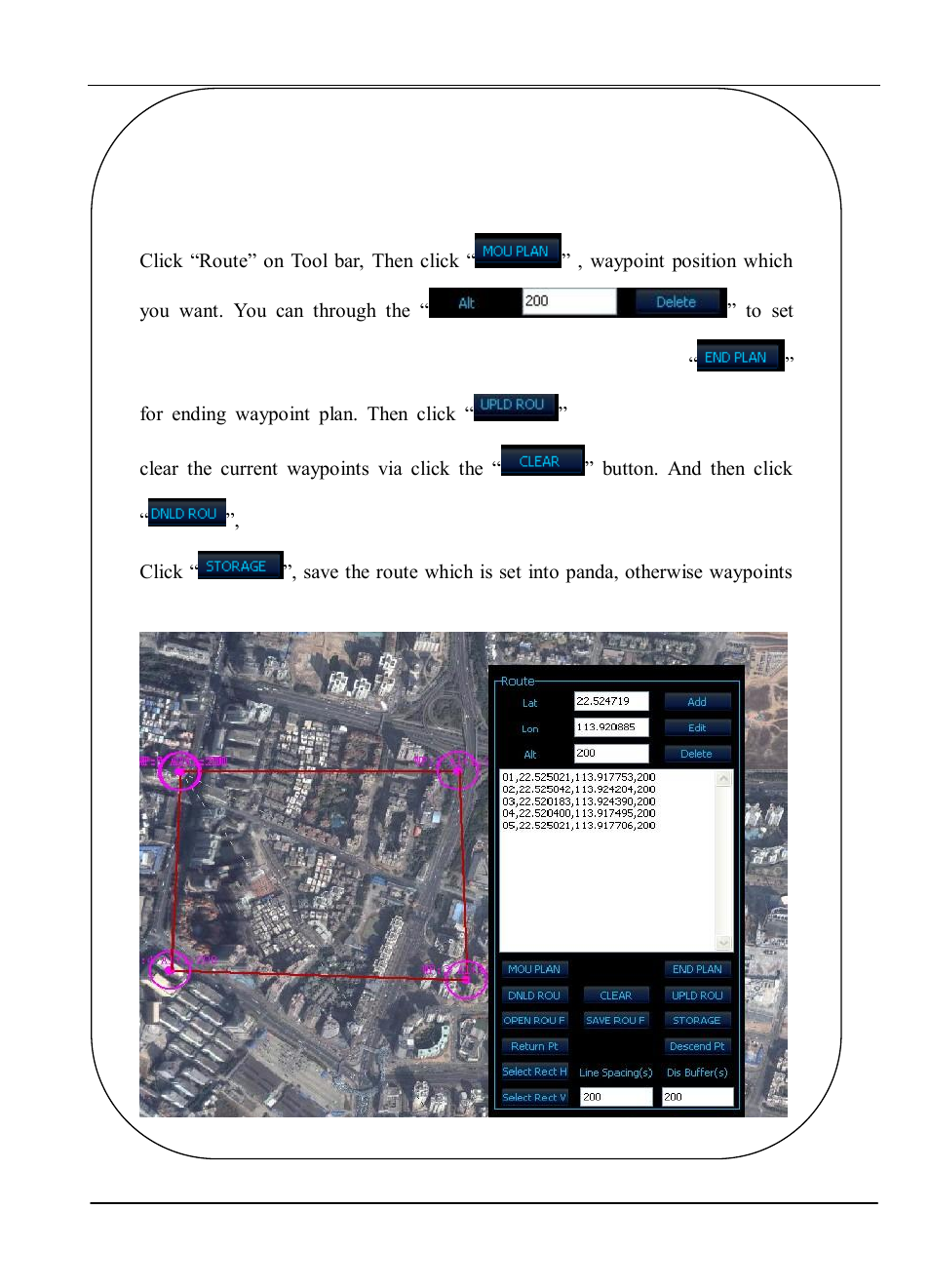 Air route setting | FeiYu Tech FY-Panda2 Autopilot User Manual | Page 27 / 41