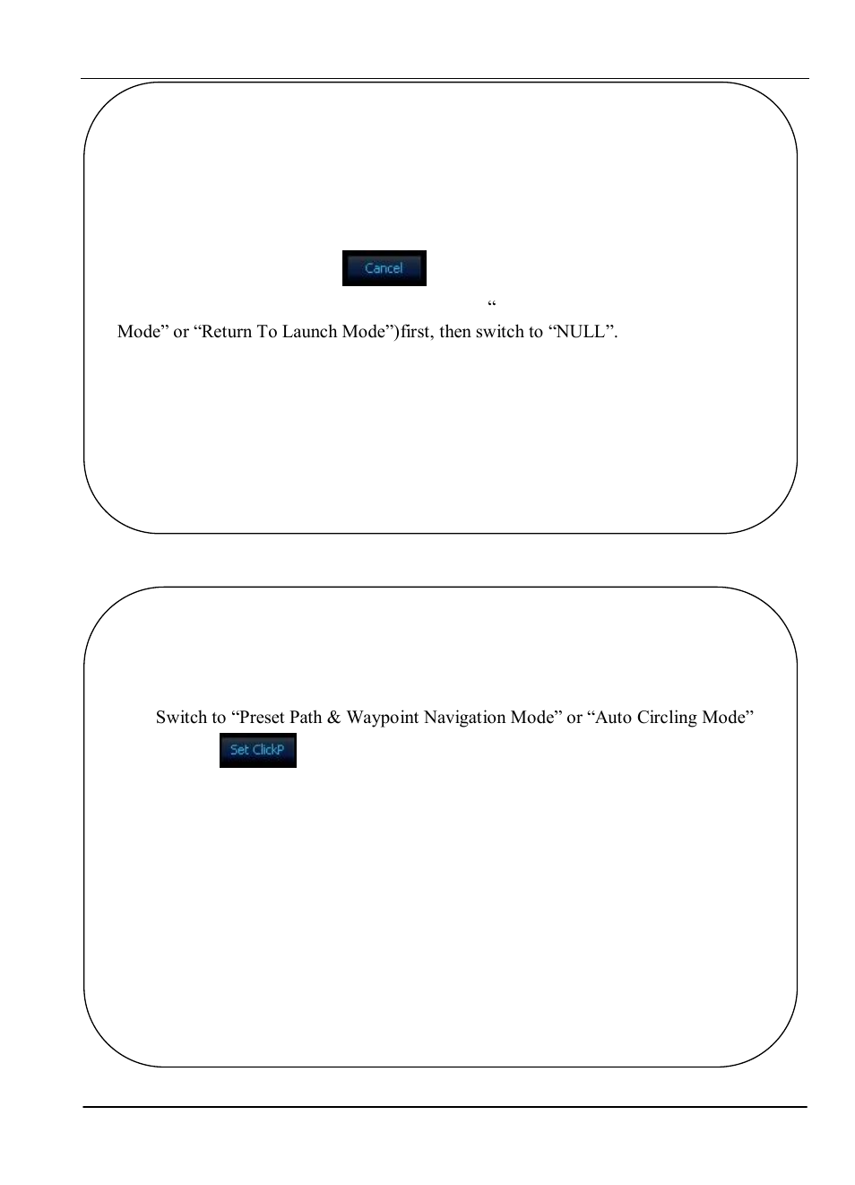 Operation for the click point flight | FeiYu Tech FY-Panda2 Autopilot User Manual | Page 37 / 41