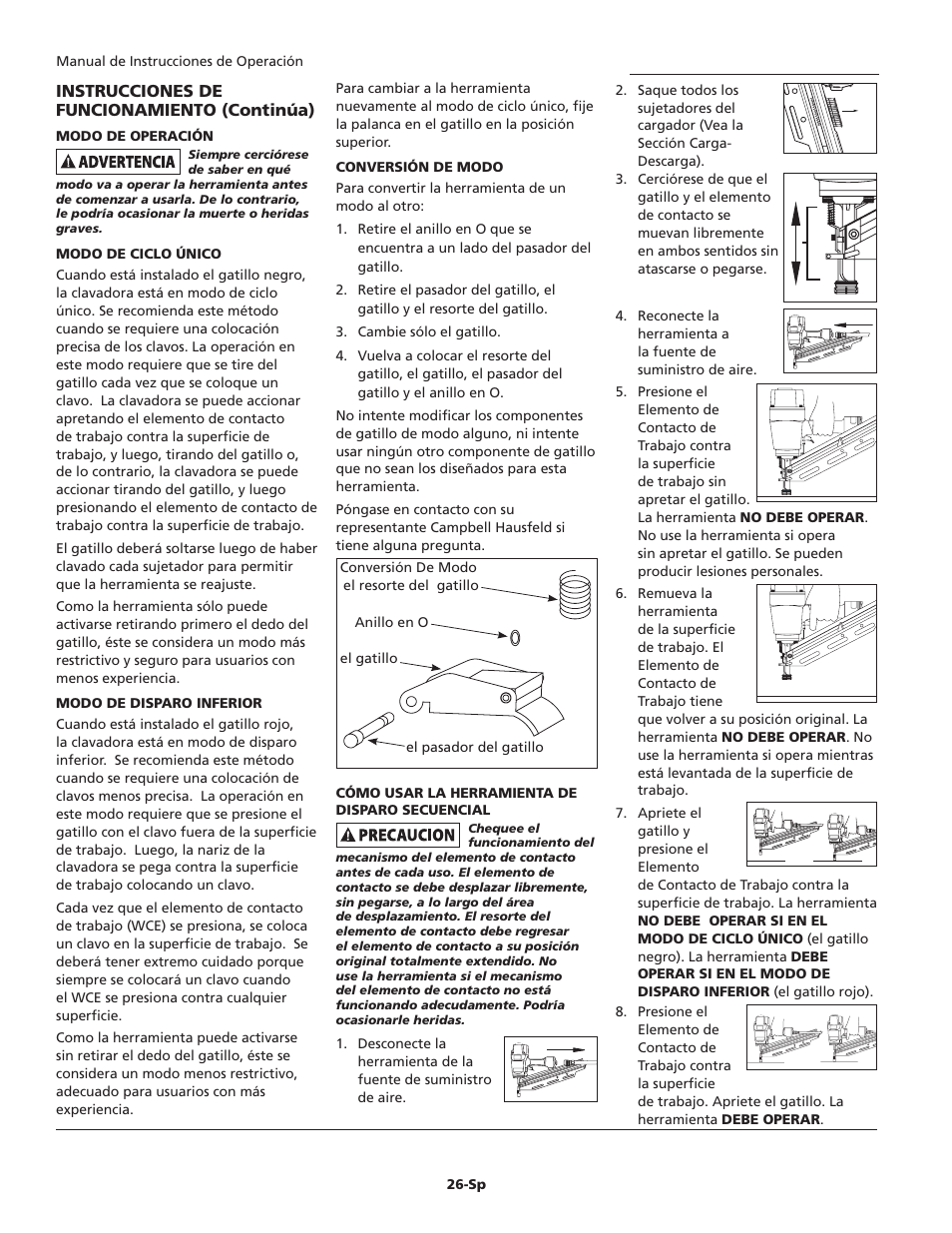 Campbell Hausfeld NS219500 User Manual | Page 26 / 32