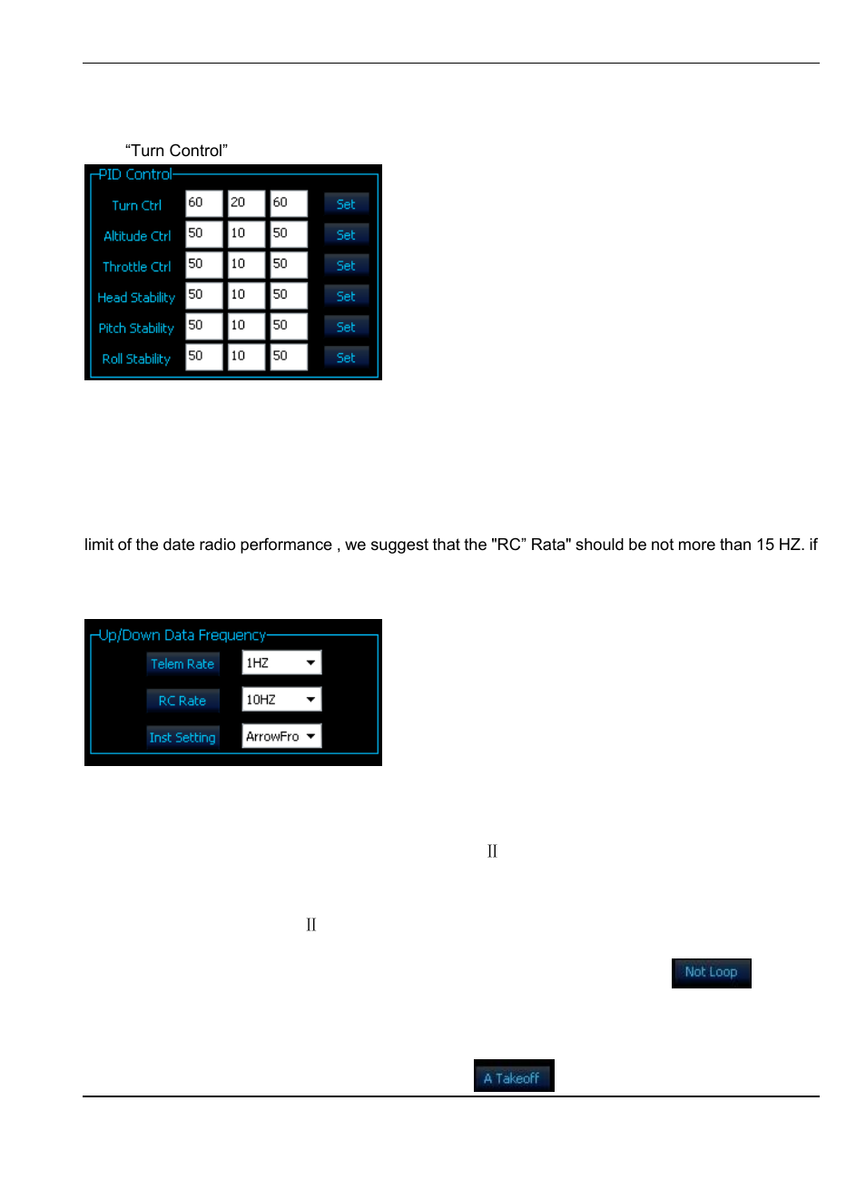Flight mission without using remote control, 4 flight mission without using remote control, Up/down data frequency | FeiYu Tech FY-Panda2 Autopilot User Manual | Page 50 / 51