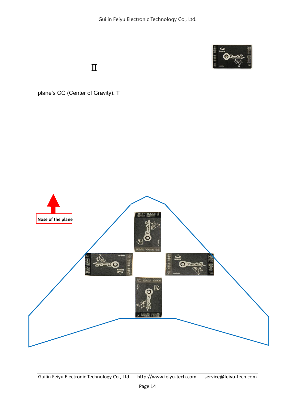 The installation of main module, PandaⅡ module installation, 1 panda Ⅱ module installation | FeiYu Tech FY-Panda2 Autopilot User Manual | Page 15 / 53