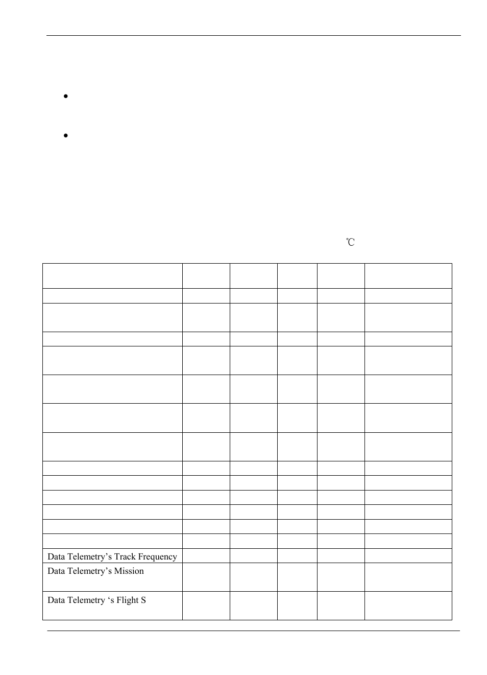 Technical parameters | FeiYu Tech Panda Autopilot User Manual | Page 5 / 53