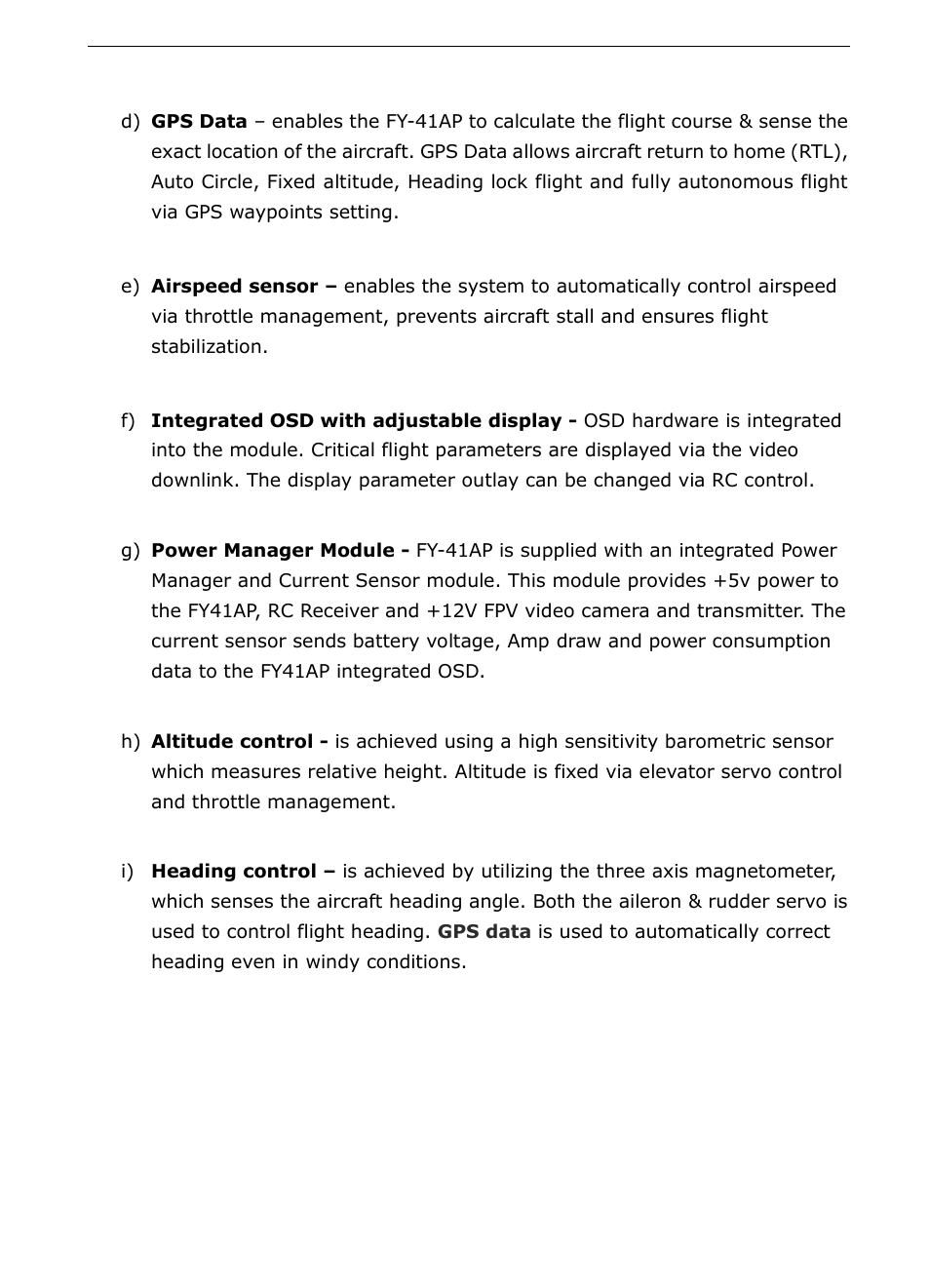 FeiYu Tech FY-41AP User Manual | Page 5 / 48