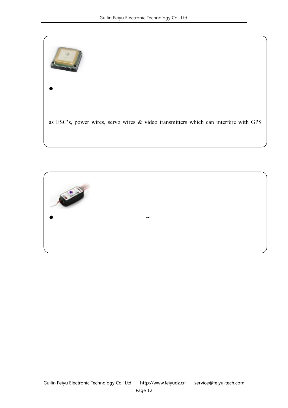 FeiYu Tech FY-41AP User Manual | Page 12 / 32