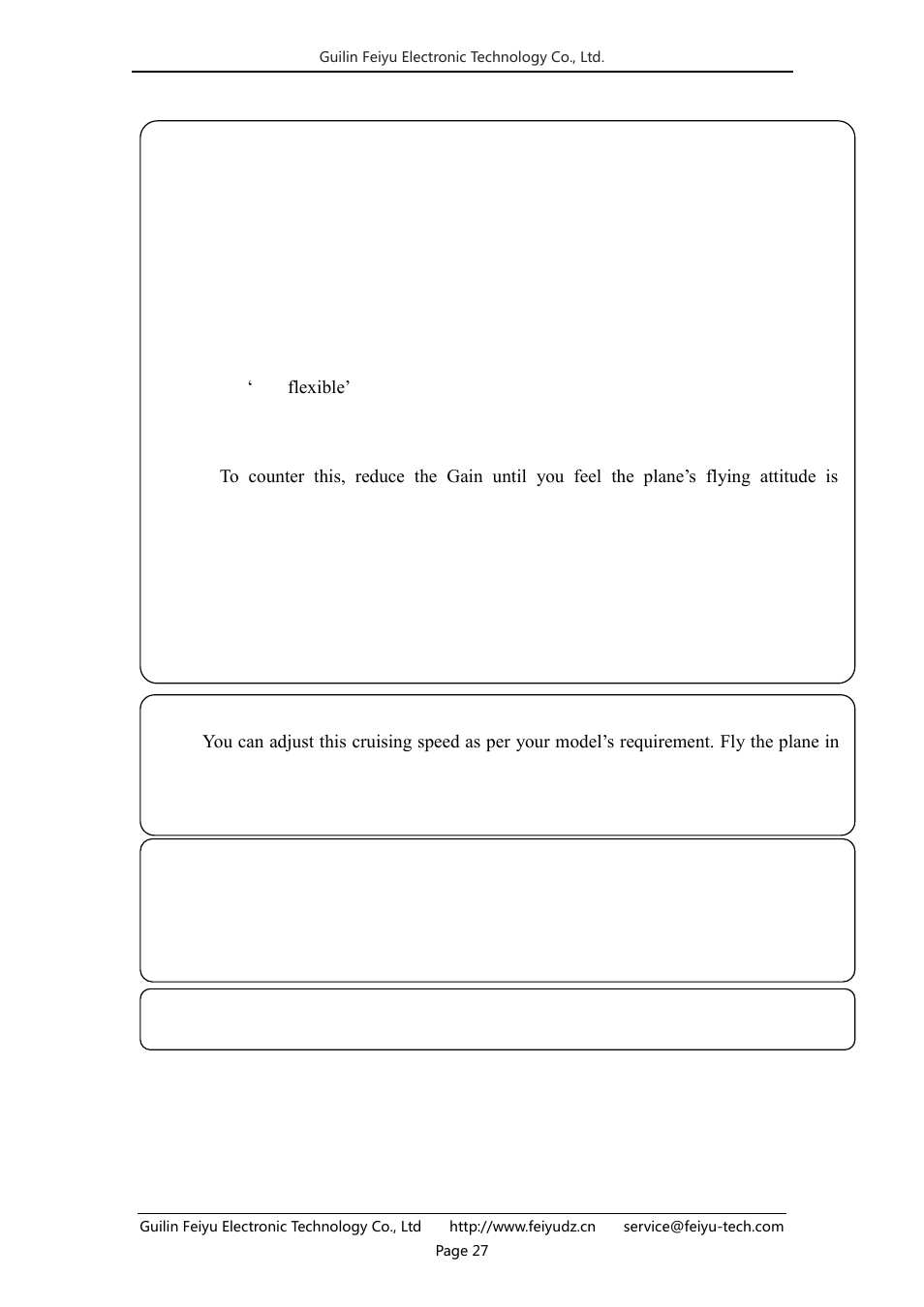 FeiYu Tech FY-41AP User Manual | Page 27 / 32