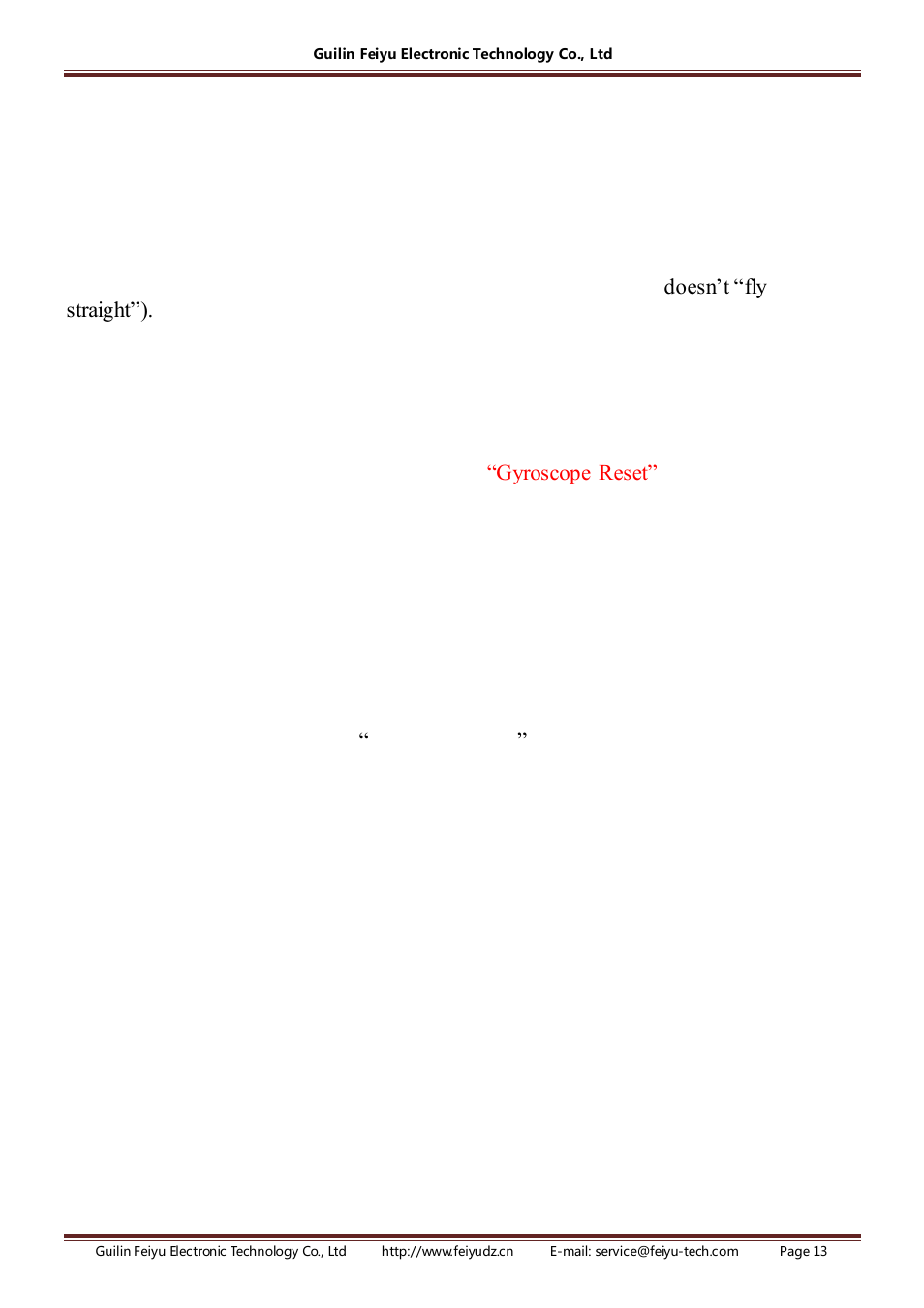 FeiYu Tech FY-41AP User Manual | Page 13 / 18