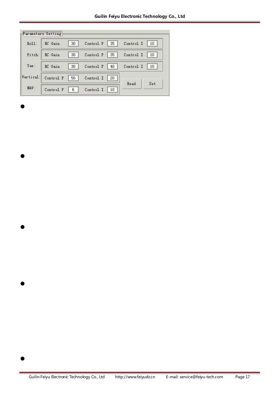 FeiYu Tech FY-41AP User Manual | Page 17 / 18