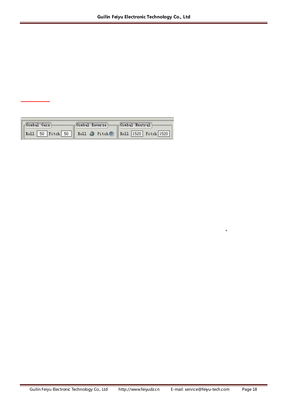 FeiYu Tech FY-41AP User Manual | Page 18 / 18