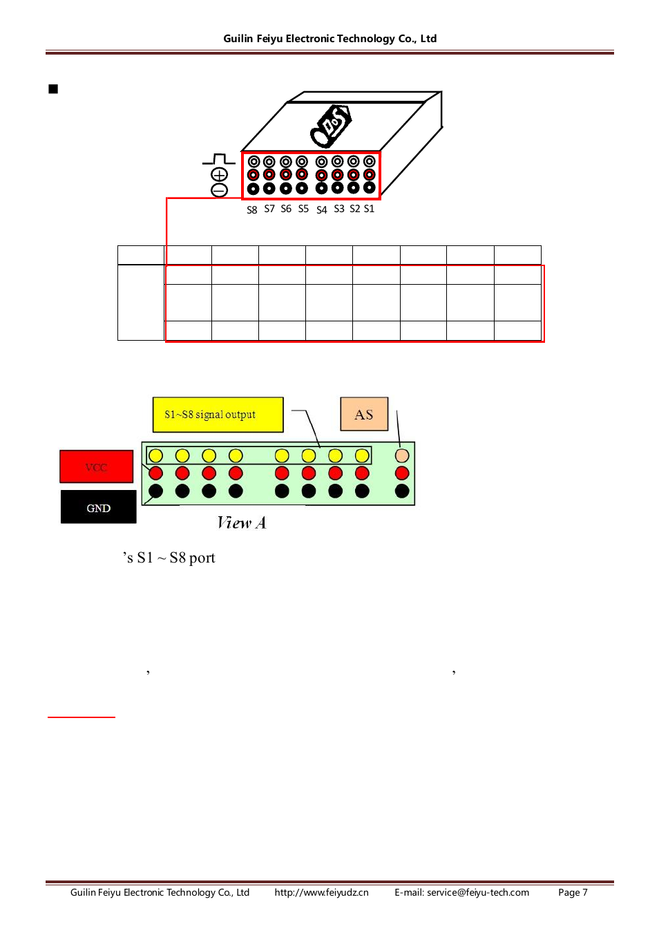 Esc output interface fy-dos: fy-41ap, Attention | FeiYu Tech FY-41AP User Manual | Page 7 / 18