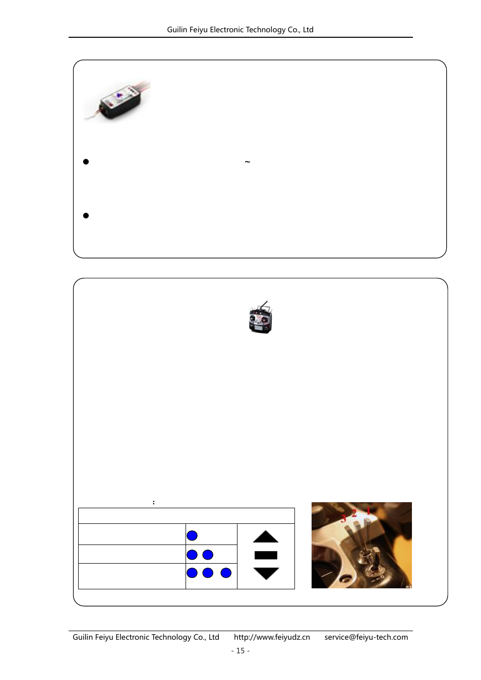 Remote control setting: sw1&sw2 | FeiYu Tech FY-41AP User Manual | Page 15 / 30