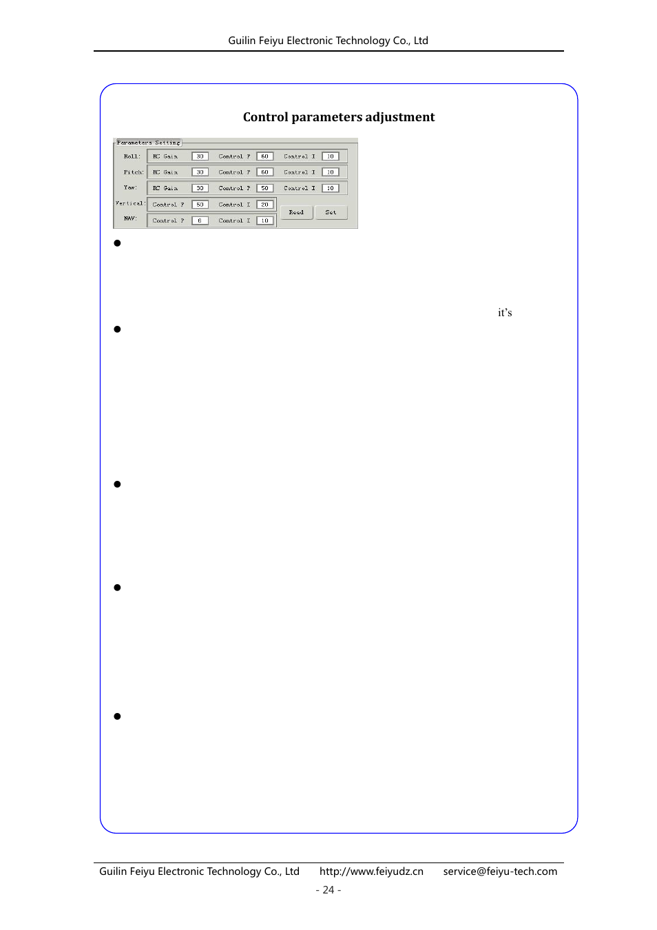 FeiYu Tech FY-41AP User Manual | Page 24 / 30
