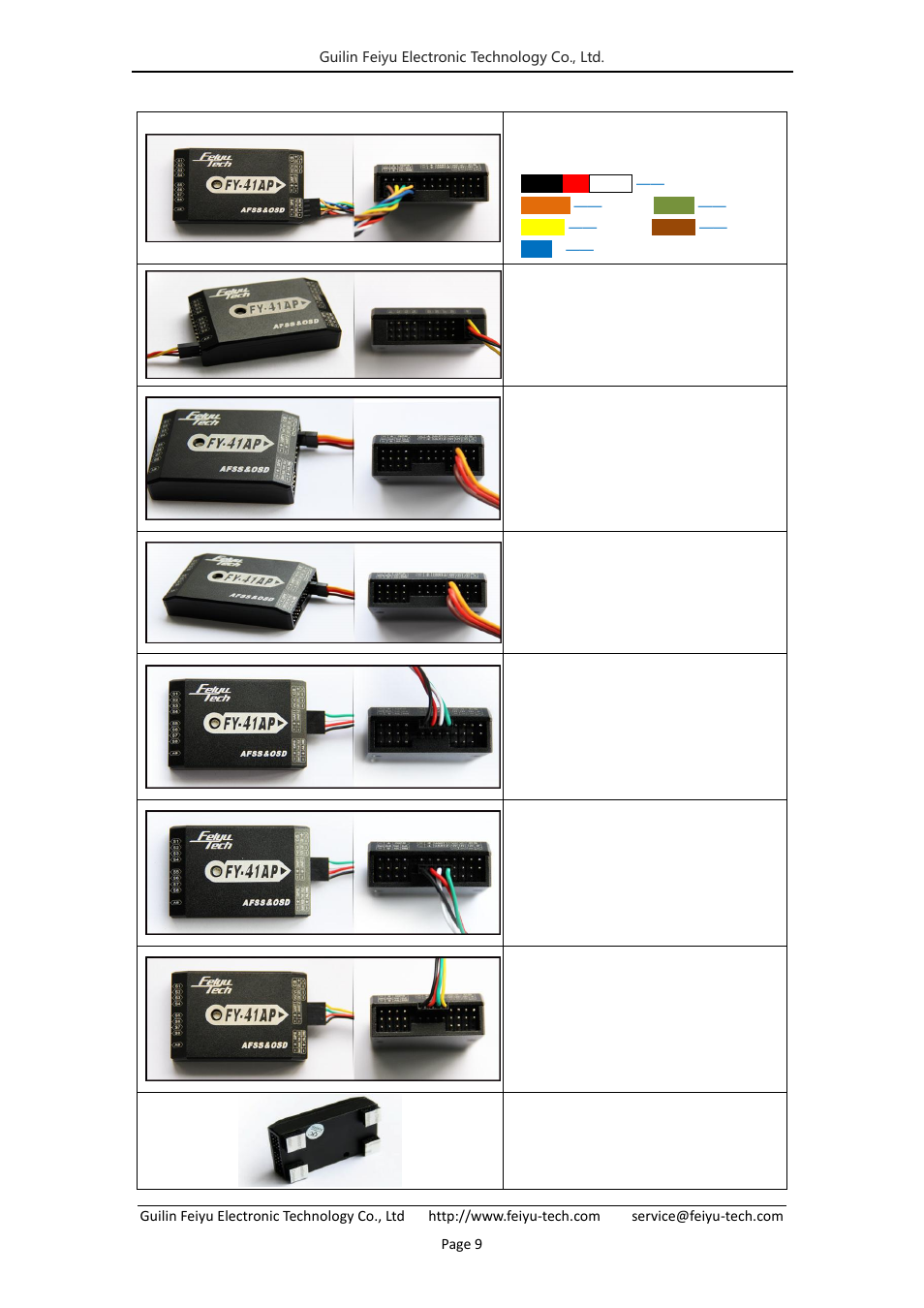 FeiYu Tech FY-41AP User Manual | Page 11 / 35