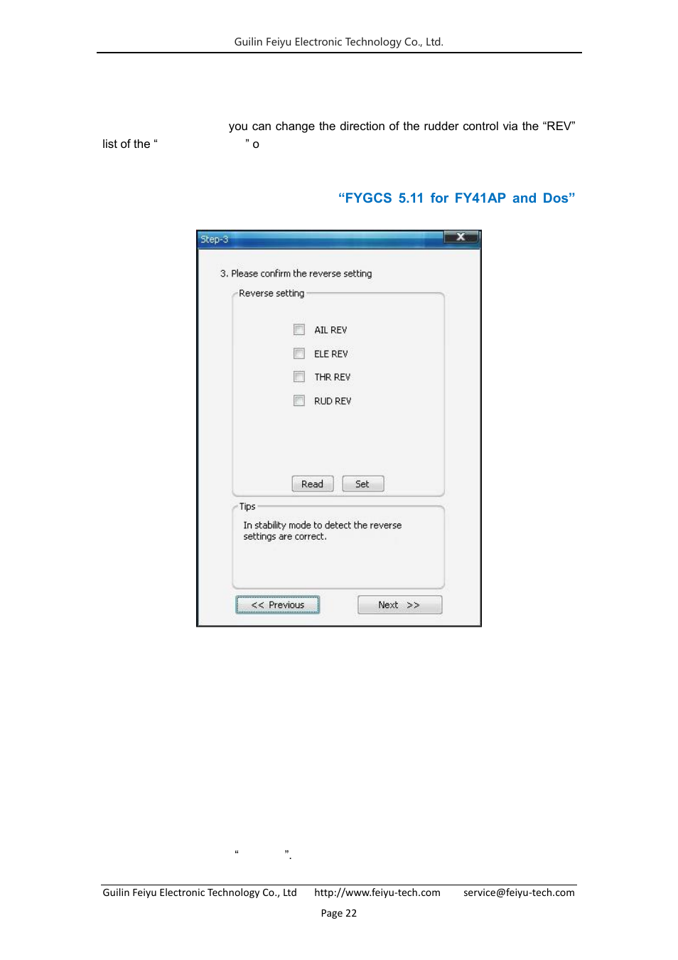 1 ) aileron | FeiYu Tech FY-41AP User Manual | Page 24 / 35