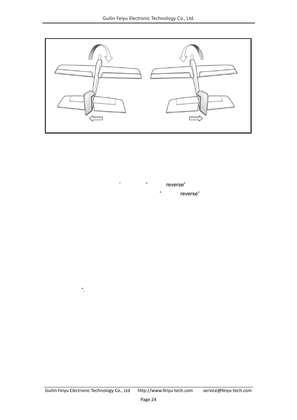 4 ) throttle | FeiYu Tech FY-41AP User Manual | Page 26 / 35