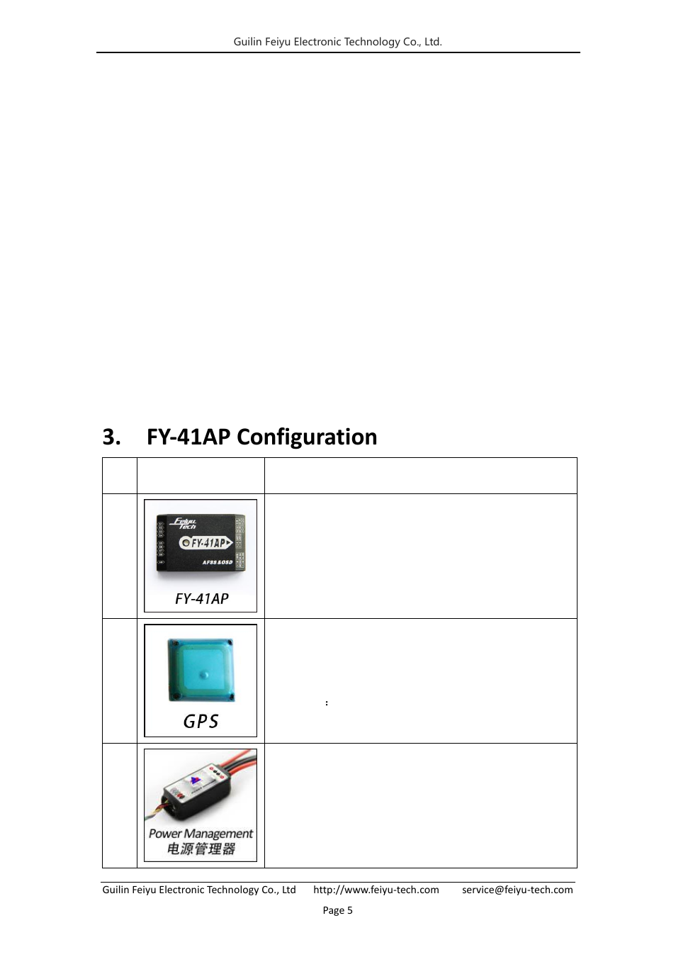 3 osd video overlay system function, 4 fy-41ap can be connected to a data link, Fy-41ap configuration | FeiYu Tech FY-41AP User Manual | Page 7 / 35