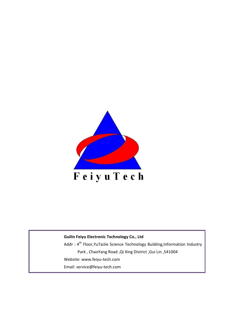FeiYu Tech FY-41AP User Manual | 28 pages