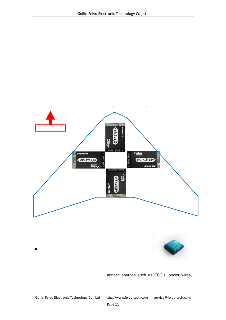 2 gps module install | FeiYu Tech FY-41AP User Manual | Page 13 / 28
