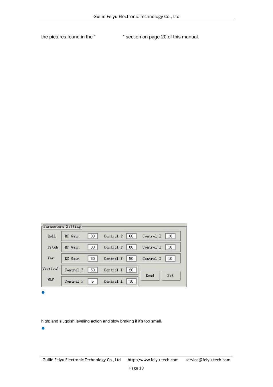 7 attempt to fly, 8 control parameters adjustment | FeiYu Tech FY-41AP User Manual | Page 21 / 28